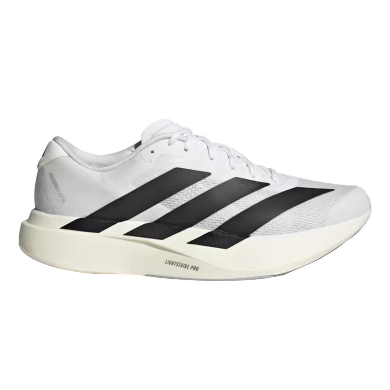 Adidas Adizero Evo SL 马拉松专用跑步鞋 白黑 JS1182 JH6206 - 图3