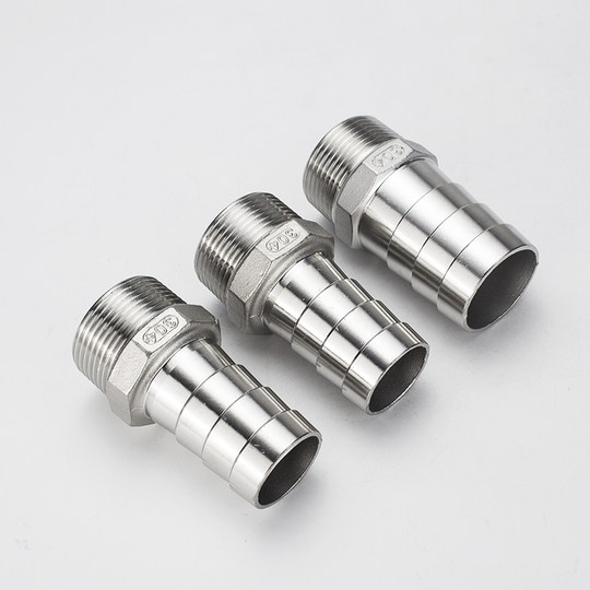 Stainless steel hexagonal pagoda leather pipe connection thread