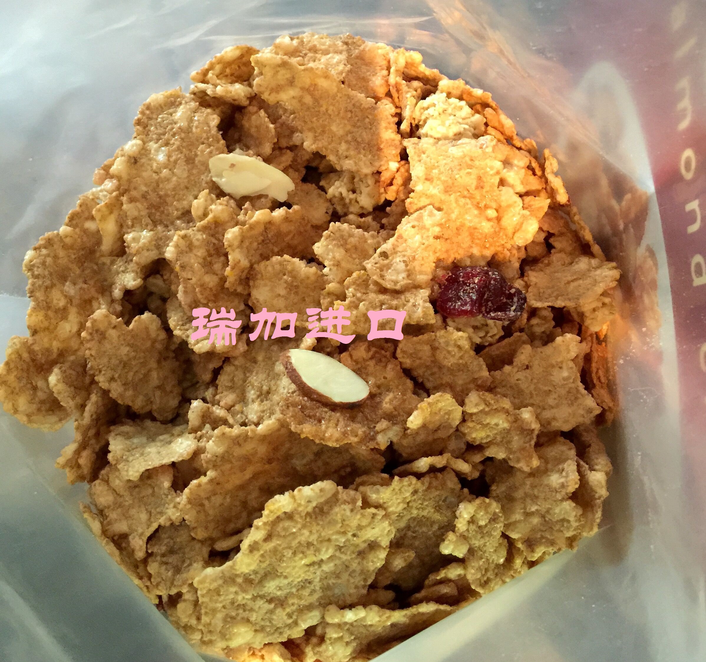 特价包邮 加拿大Post 宝氏 蔓越莓杏仁高纤多谷脆麦片 早餐 1.4kg - 图0