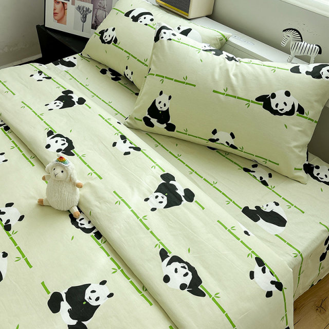 A fish panda paradise sheets in Tang Dynasty soft