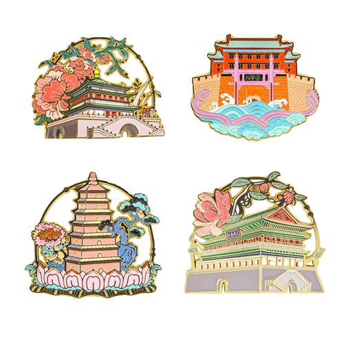 【长安永安金属冰箱贴】西安地标建筑纪念磁吸装饰留言贴伴手礼 - 图3