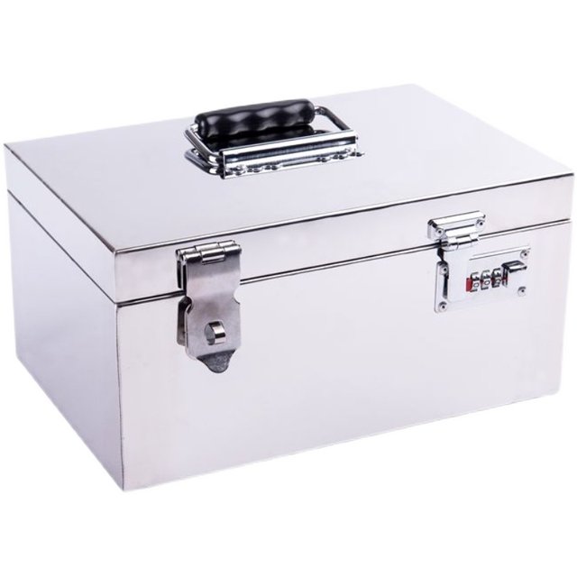 Custom made box stainless steel password box with lock box tool box