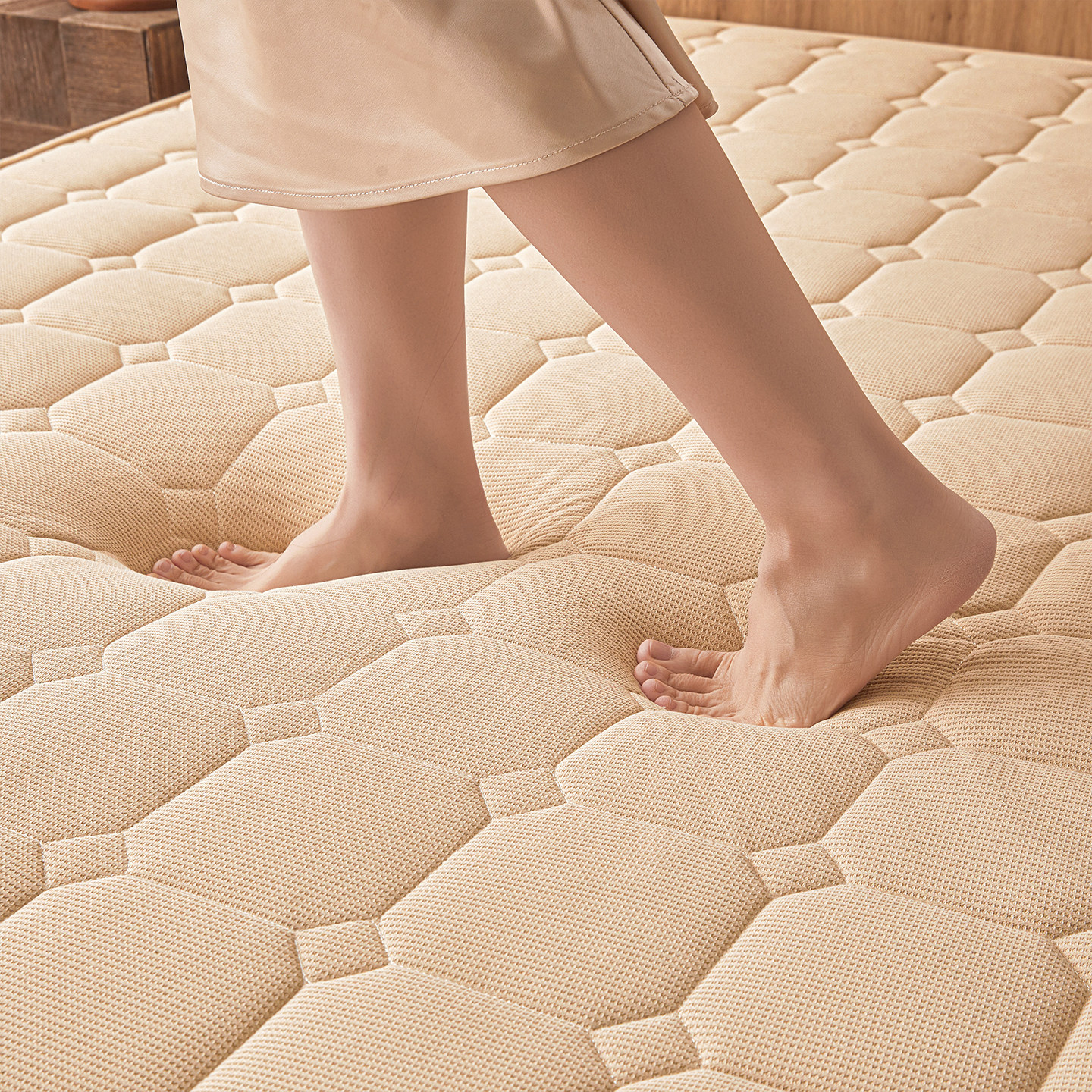 红豆乳胶记忆棉床垫软垫慢回弹家用卧室租房专用榻榻米海绵垫褥子,淘宝优惠券,粉丝福利购,淘宝优惠卷