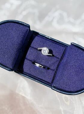仿真婚戒对戒结婚一对婚礼现场用道具情侣求婚戒指高级感交换仪式