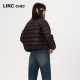 Outdoor functional short down jacket