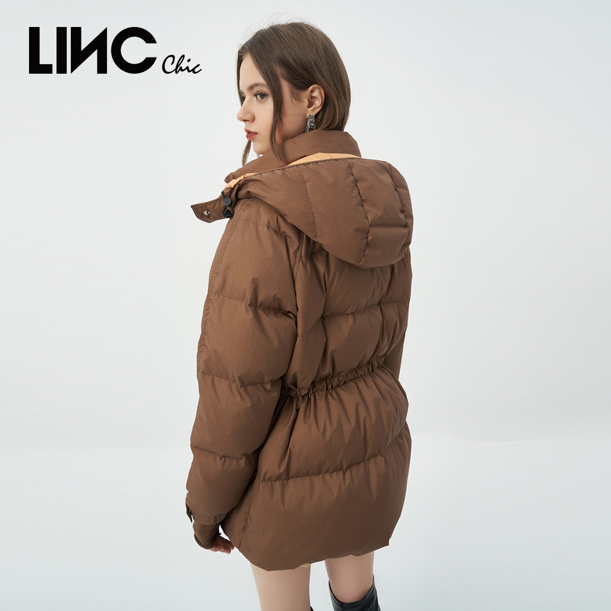 linc金羽杰女款2022年新款羽绒服 金羽杰羽绒服