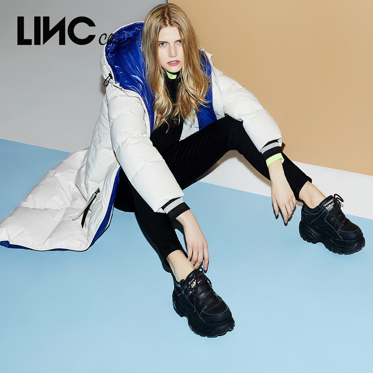 linc金羽杰2020新款明星运动羽绒服 金羽杰羽绒服