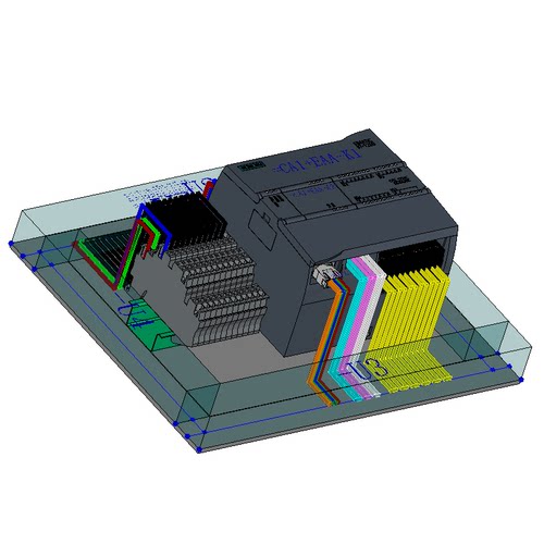 EPLAN西门子1200PLC系列原理图 2D 3D宏部件库edz，stp文件 - 图0