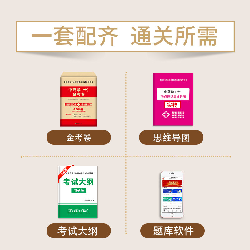 2024中药学士金考卷 全国卫生专业技术资格考试辅导用书 2套真题汇编 天明教育卫生专业技术资格考试研究组 郑州大学出版社