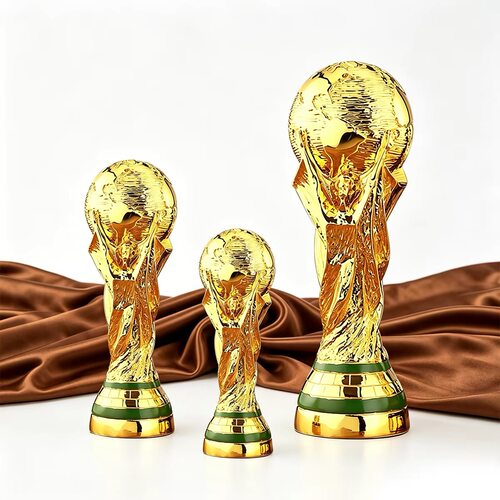 2026大力神杯世界杯1：1奖杯模型商场体彩店足球装饰品摆件 - 图2