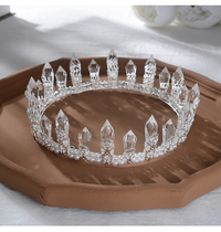 Bridal Wedding Dress Head Accessories Crown  Birthday Crown Adult Ceremonial Dress Accessories Fairy Beauty Atmospheric Lavish Hair Accessories