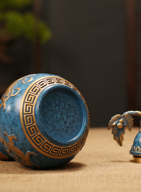 四神兽葫芦福禄铜工艺摆件黄铜摆饰家居客厅店铺开业送礼桌面装饰