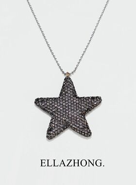 超百搭~EllaZhong星星项链长美式