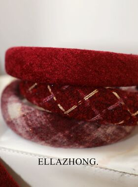 Ellazhong发箍毛绒甜美显白发饰
