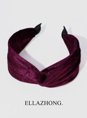 Ellazhong发箍日韩小众复古发饰