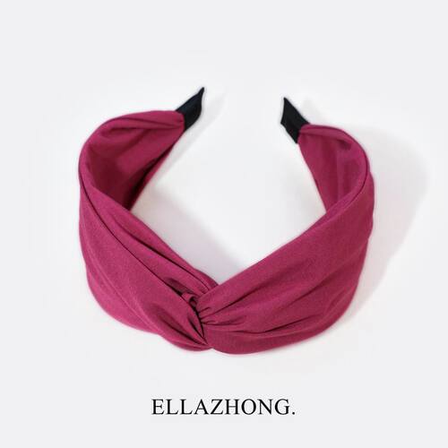 火龙果色~超显白发箍头箍多巴胺树莓粉简约发卡气质复古发饰头饰 - 图0