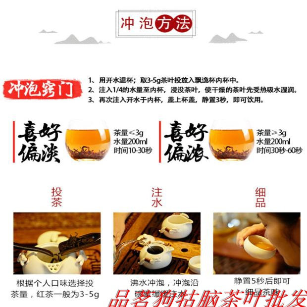2026狗牯脑红茶江西遂川特产狗牯脑茶250克送罐装送礼可配礼盒装