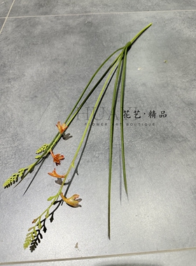 花艺精品仿真植物水草蝴蝶兰