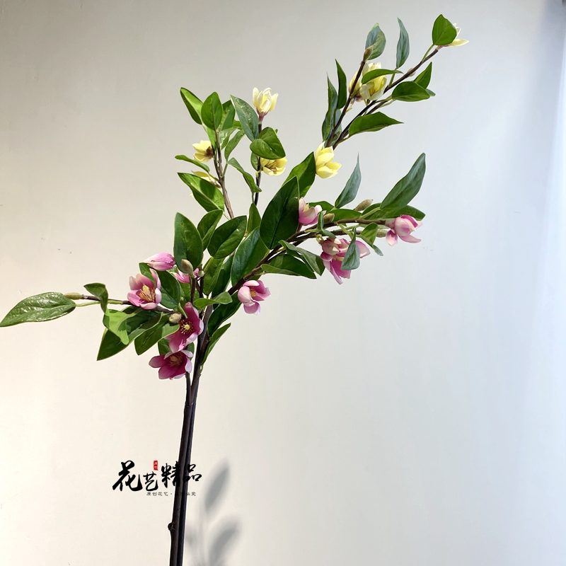 仿真含笑花小茶梅露莲花软装插花造型花艺美陈手捧花花海装置 - 图3