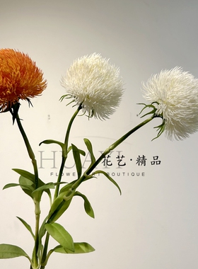 花艺精品仿真毛绒球单只