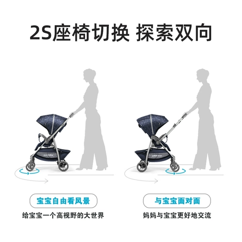 Складная детская коляска с сидением для новорожденных с зонтиком, можно сидеть и лежать, амортизация