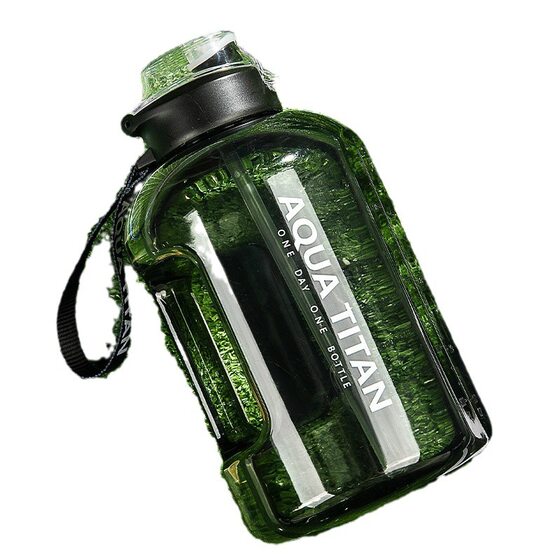 Water cup large capacity high temperature resistant ton ton bucket 2025 new style boys big belly fitness sports water bottle 2000ml