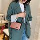 Internet celebrity box bag women 2025 new portable mini hard shell small suitcase one-shoulder crossbody bag small square bag trendy