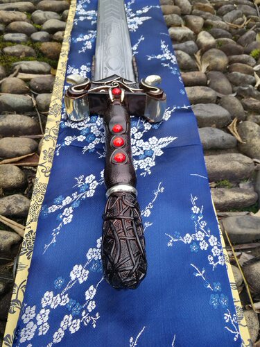 神魔剑 景天仙魔剑仙剑奇侠传3兵器镇妖剑影视镇宅刀剑收藏未开刃 - 图1