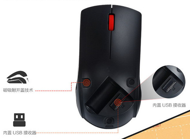 Lenovo联想原装M120PRO M220无线静音无声鼠标笔记本台式通用鼠标 - 图0