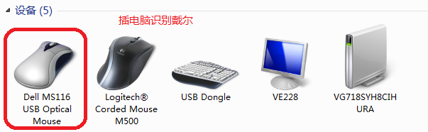 包邮 全新正品戴尔 DELL MS116P -T USB有线鼠标商务办公通用鼠标 - 图3
