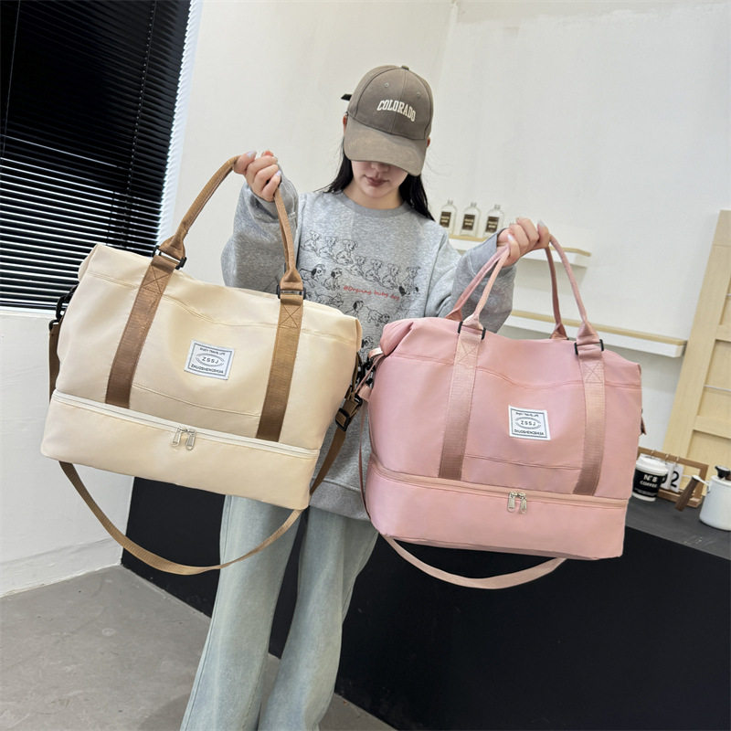 短途子母旅行包大容量简约瑜伽运动健身包女多功能手提待产收纳袋,淘宝优惠券,粉丝福利购,淘宝优惠卷