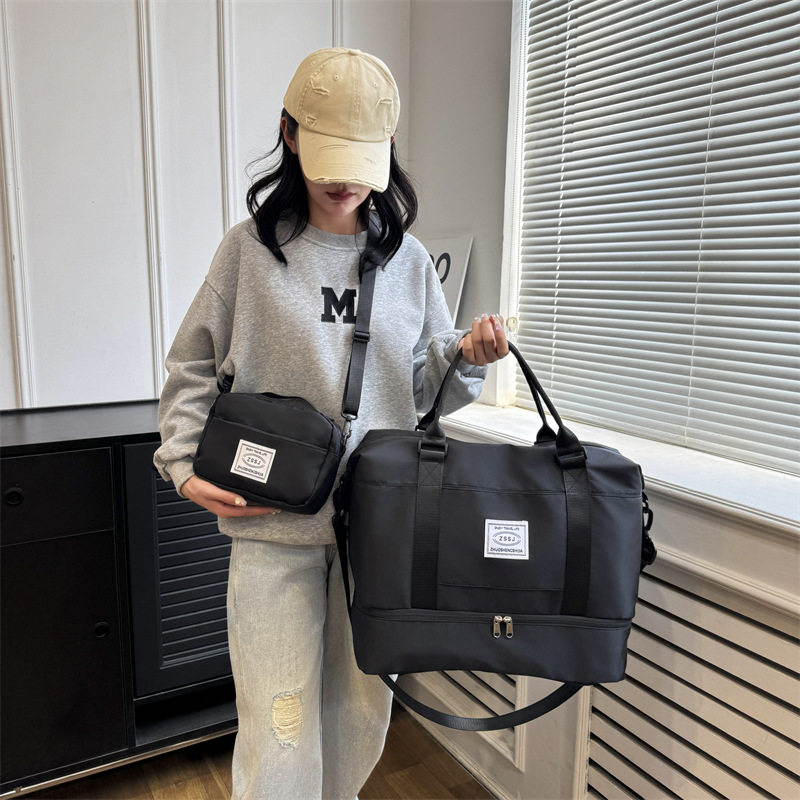 短途子母旅行包大容量简约瑜伽运动健身包女多功能手提待产收纳袋,淘宝优惠券,粉丝福利购,淘宝优惠卷