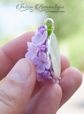 俄罗斯antonina原创丁香花饰品