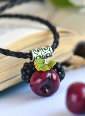 俄罗斯百搭郁金香浆果耳钉手链