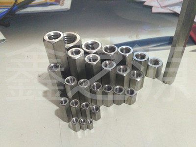 Stainless steel link nut manufacturer direct sales forward and reverse thread