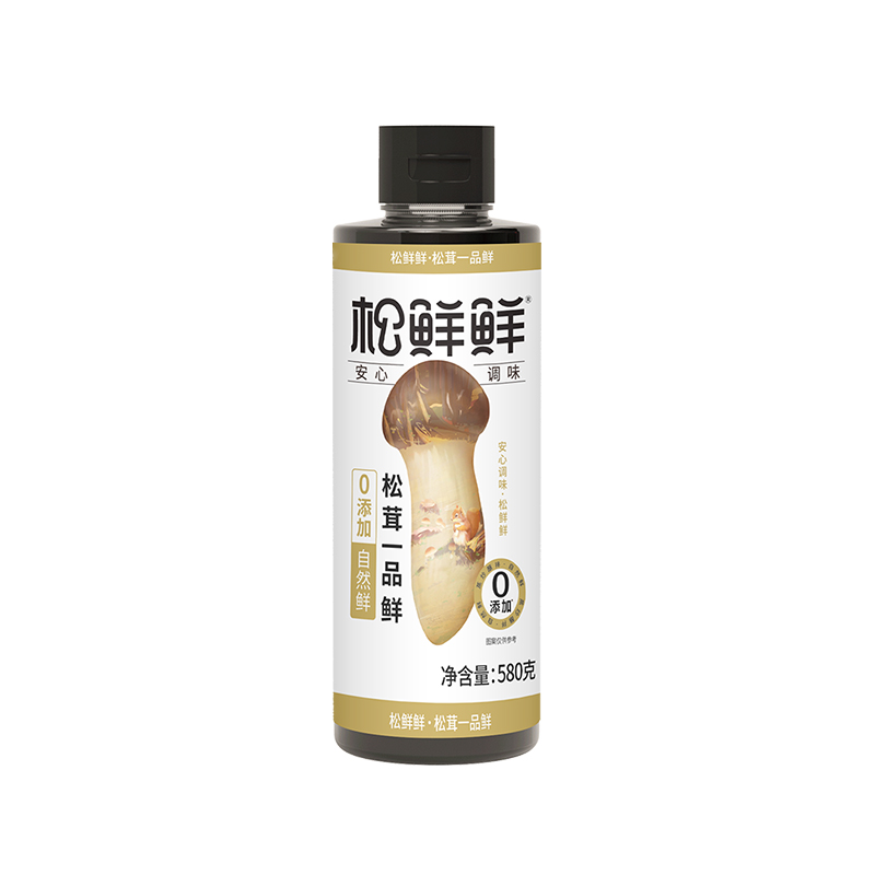 松鲜鲜松茸一品鲜0添加调味汁580g*3含酿造酱油代替生抽凉拌调料 - 图3