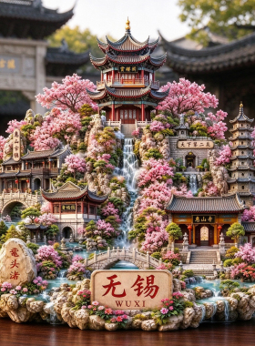 无锡文创金属冰箱贴旅游纪念品