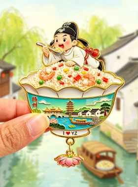 扬州金属冰箱贴旅游纪念品