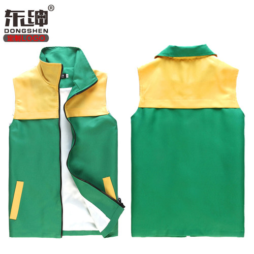新款韩版时尚防水围裙水果超市生鲜便利店工作服围腰定制绣印logo - 图2