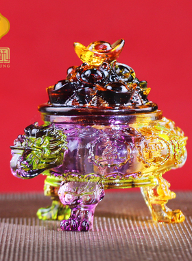 宋韶光聚宝盆摆件礼品