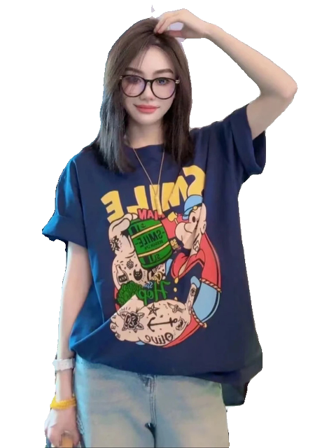 Popeye ພິມແຂນສັ້ນ