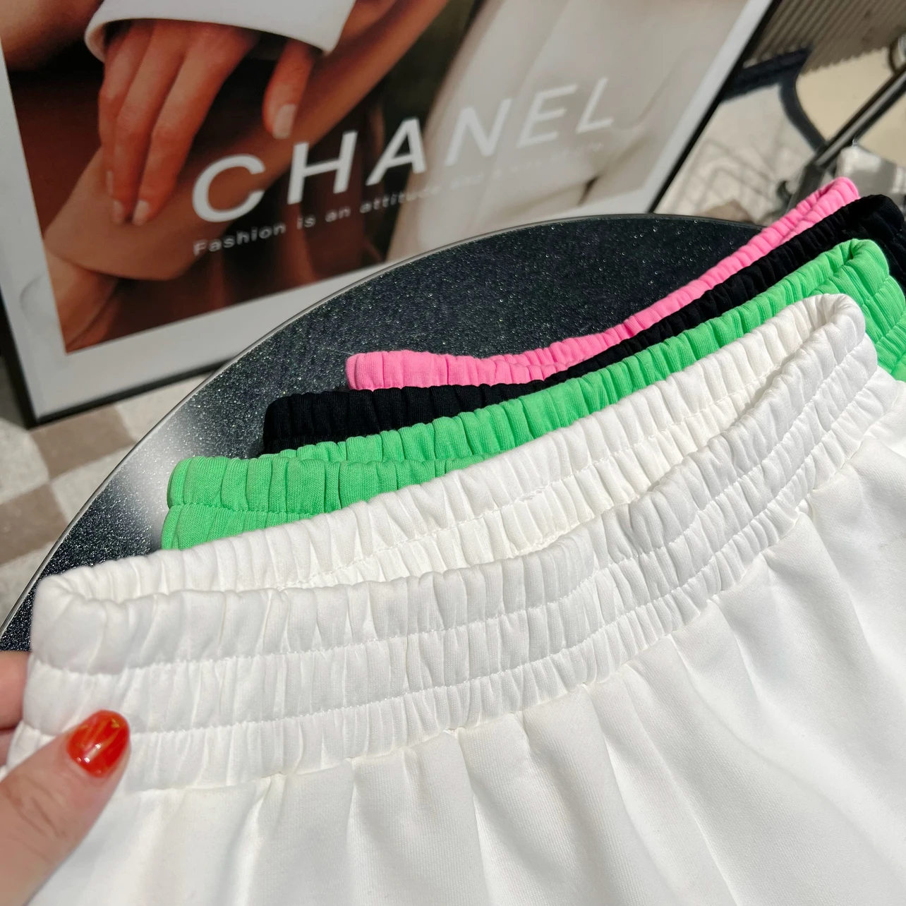 运动短裤女2023夏季新款时尚休闲显瘦宽松百搭高腰大码热裤卫裤潮,淘宝优惠券,粉丝福利购,淘宝优惠卷