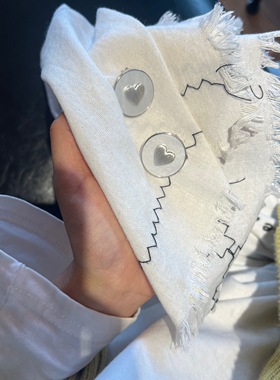 极光以南原创纯银爱心耳钉女小众设计感高级轻奢气质耳环夸张饰品