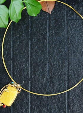锁骨链项圈女金色不褪色项链项圈