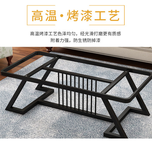 茶几轻奢现代钢化玻璃面小户型客厅创意茶桌家用小桌子简易小茶几 - 图3
