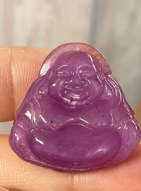 【你眼见笑佛满心欢喜】天然原矿无烧无填充无注胶红宝石佛公