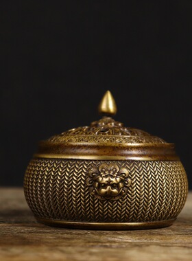 黄铜净化空气中式客厅香薰炉