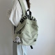 Shopping and traveling girl's schoolbag, light and stylish backpack