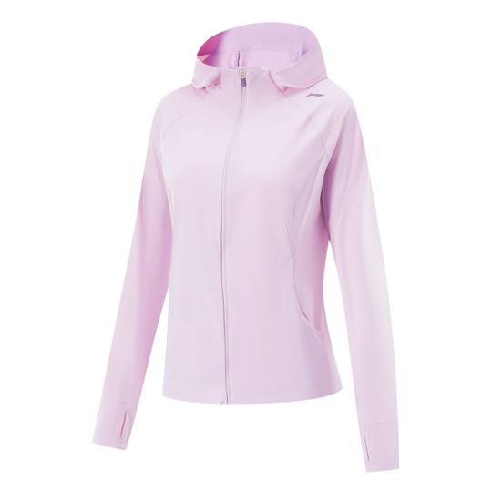 李宁外套 2025夏季新品健身系列女子防晒冰感舒适针织风衣AFDV286