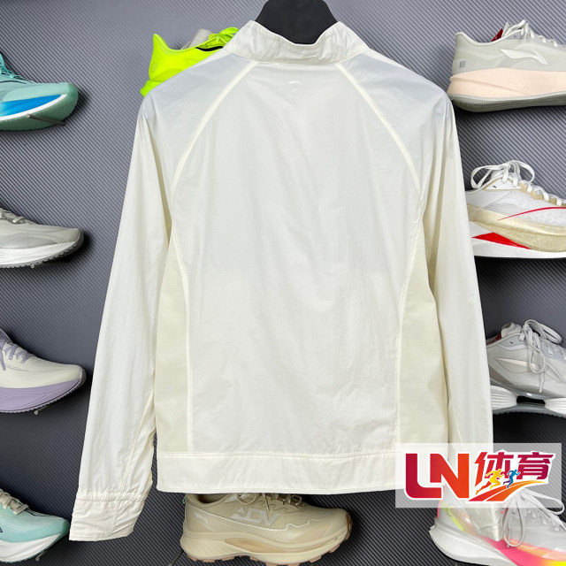 Li Ning Jacket 2026 Summer New Fitness Series Women's Water-Repellent Sun Protection Loose Sports Windbreaker AFDW470